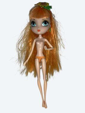 La Dee Da Doll 2010 Spin Master Orange Hair Jointed Legs Big Head Eyes